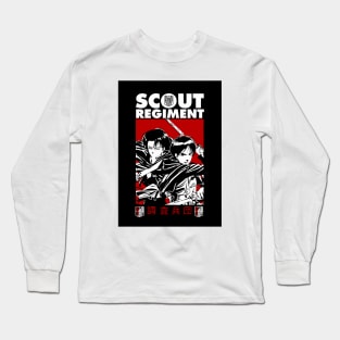 scout regiment attack on titan Long Sleeve T-Shirt